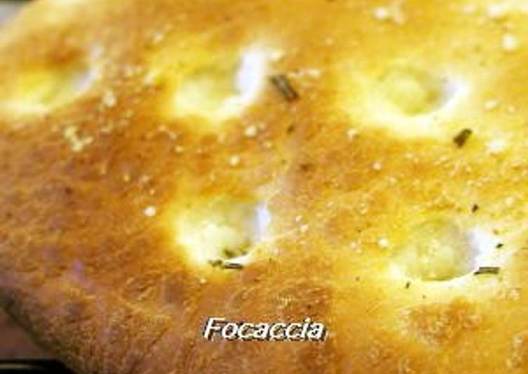 Focaccia in a Bread Maker