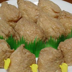 A picture of A Family Favorite! Plump Inari Sushi.