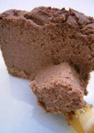 A picture of Okara & Tofu Kanten Chocolate Cake for Dieters.