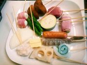 A picture of prawns and potato