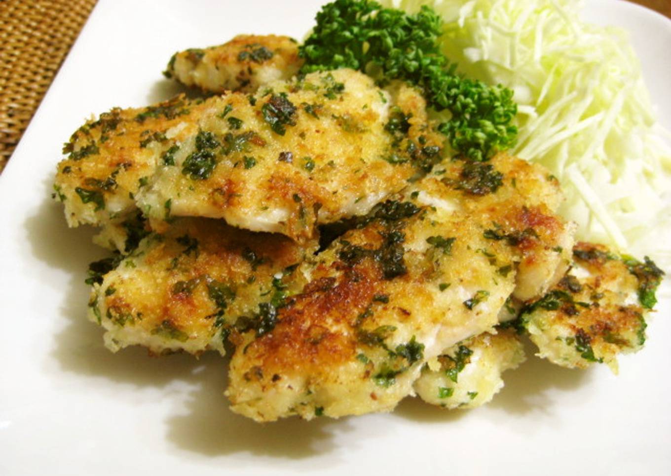 Chicken Breast Fried in Mayonnaise and Panko
