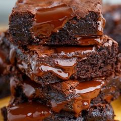 A picture of Fudgy Chocolate Brownies.