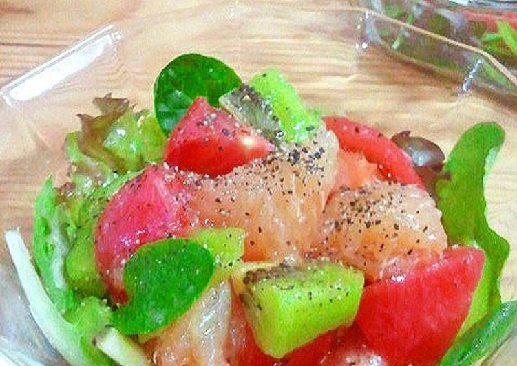 Simple Way to Make Quick Grapefruit Salad With Balsamic Vinegar