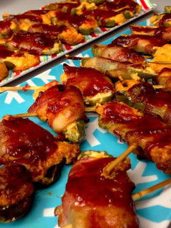 A picture of Bacon Wrapped Jalapeño Poppers.