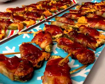 Easy Make Recipe Bacon Wrapped Jalapeo Poppers Most Delicious