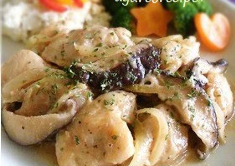 Recipe of Perfect Healthy but Rich: Creamy Chicken