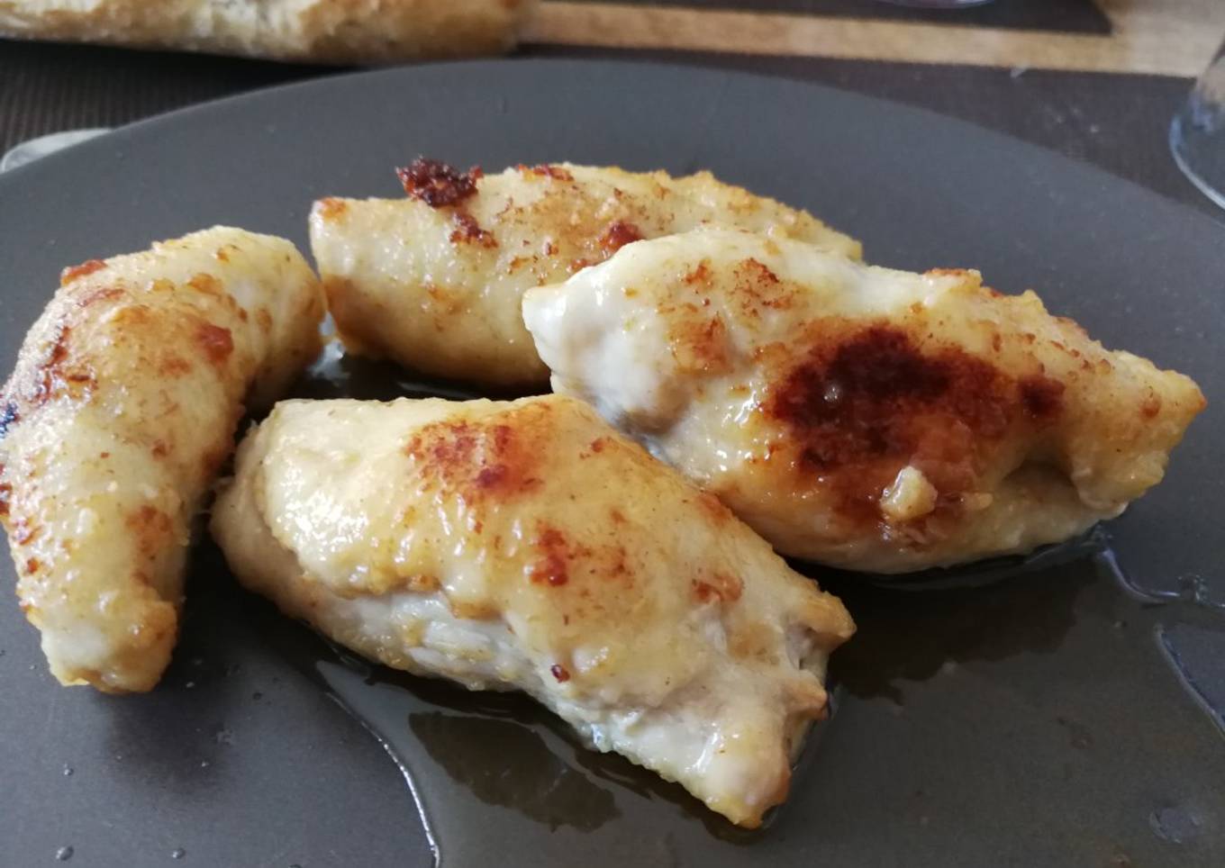 Bocaditos de pollo rellenos