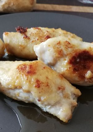 Una foto de Bocaditos de pollo rellenos