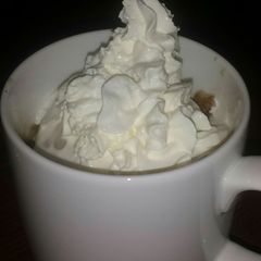 A picture of Coffee Cake in a Mug.