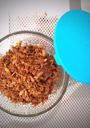 Foto resep Abon ikan keranjang potong