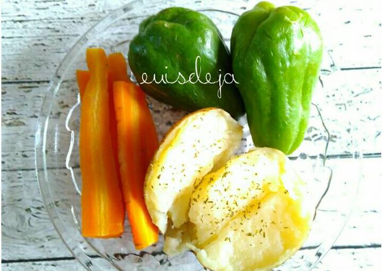 #GMdietDay2 sayuran+kentang