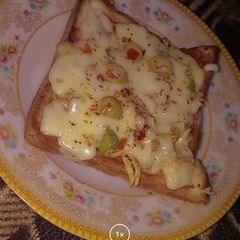 A picture of Fry Bread Pizza.
