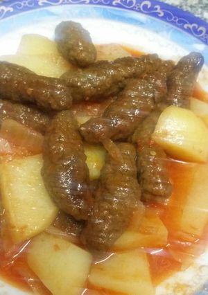 صورة لوصفة كفته رز بالبطاطس