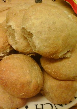 A picture of Brown Malt Baps.