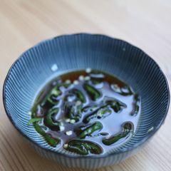 A picture of Sweet And Sour Dripping Sauce For Ginseng Chicken Soup.
