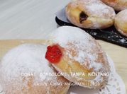 Gambar donat bomboloni sendok