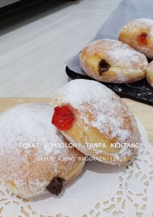 Foto resep DONAT BOMBOLONI TANPA KENTANG (TAKARAN SENDOK)