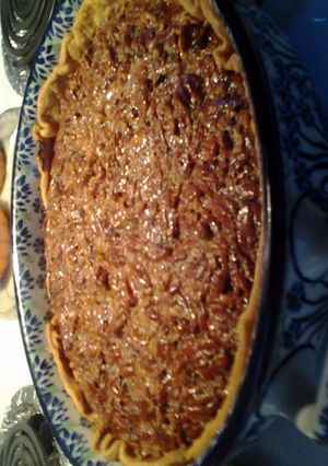 A picture of Chocolate Pecan Pie.