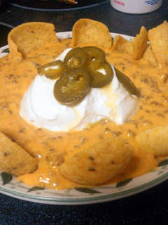 A picture of Kek's Super Bowl Dip.