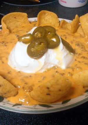 A picture of Kek's Super Bowl Dip.