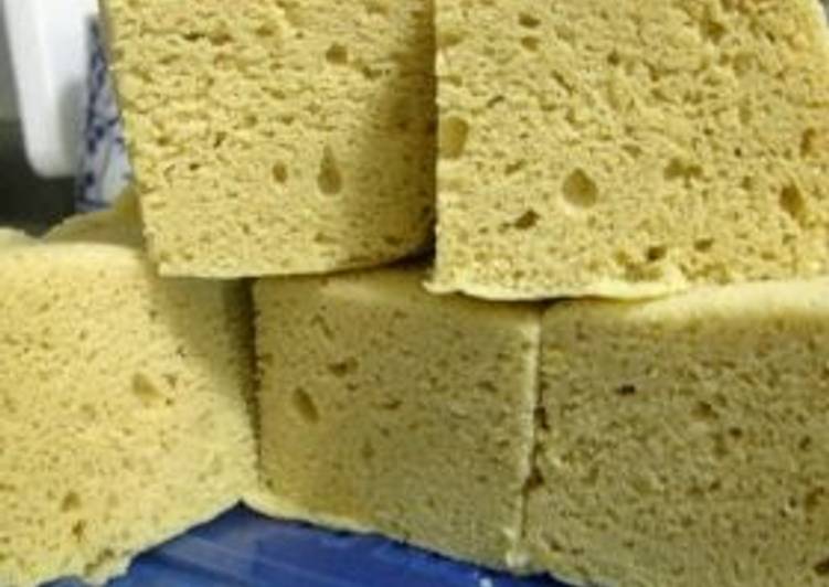 Steamed Okara Powder Bread with Microwave