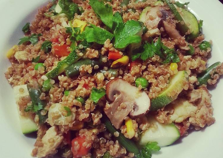 Simple Way to Prepare Speedy Quinoa &#34;Fried Rice&#34;