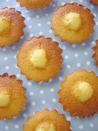 Recipe Easy Madeleines with Belly Buttons the Awesome  You can take Joss in your mouth