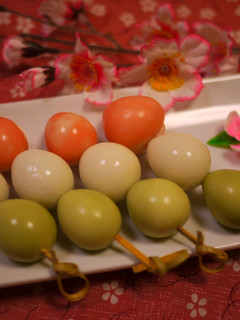 A picture of Tricolored Quail Eggs for Hanami Bentos.