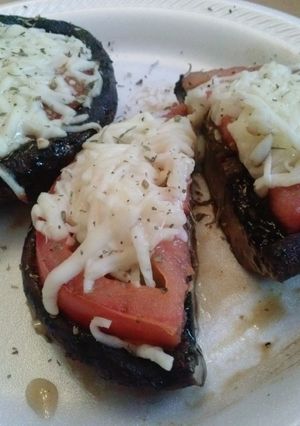 A picture of Grilled Portabello Mushrooms.
