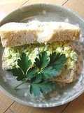 Old School Lunch-Style Egg and Cucumber Salad Sandwiches