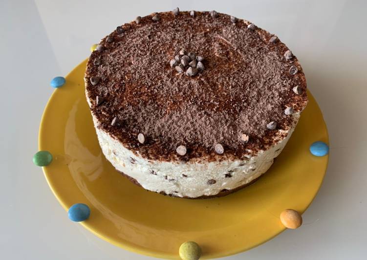 Steps to Prepare Veloce Cheesecake alla stracciatella