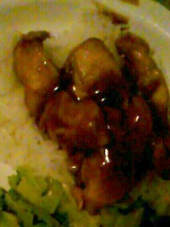A picture of Teriyaki chicken.