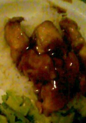 A picture of Teriyaki chicken.