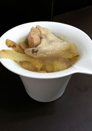 A picture of Chicken Soup With Herb.