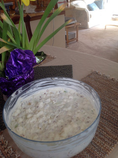 A picture of Taffy Apple Salad.