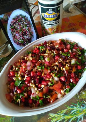 A picture of Sprouted moth salad.