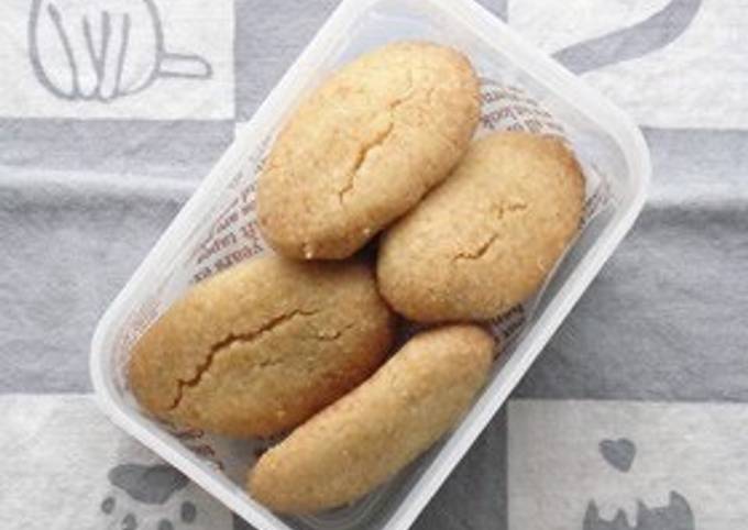Recipe of Quick Chinsuko (Okinawan Cookies) with Cake or Bread Flour
