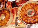 Torta invertida de Durazno