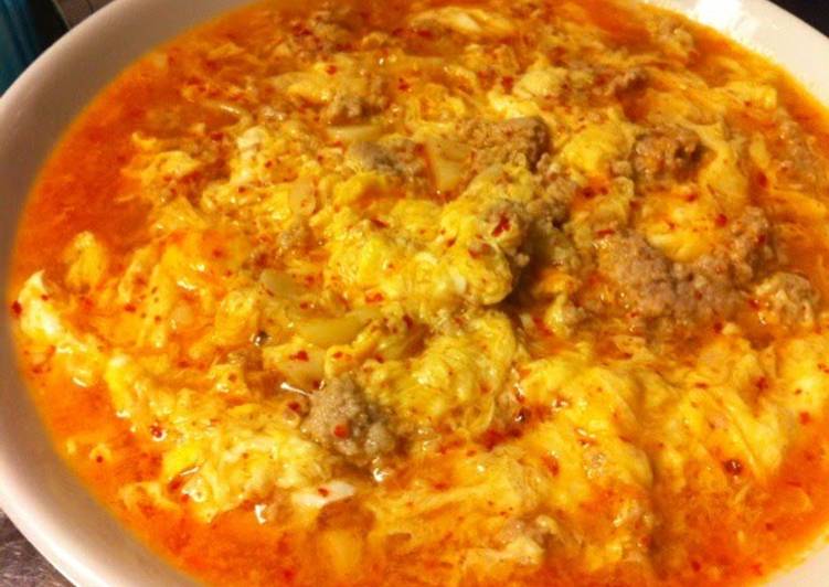 Recipe of Super Quick Homemade Tantan-spicy Ramen Noodles