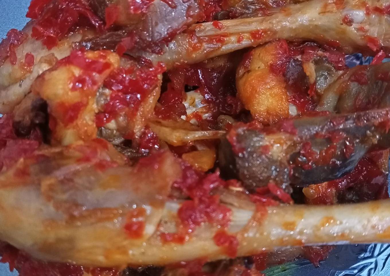 Balado ayam kampung
