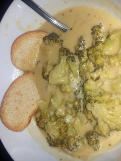 A picture of Broccoli Cheese Soup.
