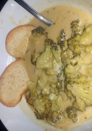 A picture of Broccoli Cheese Soup.