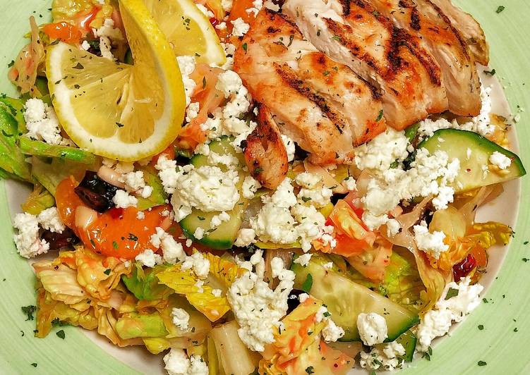 Easiest Way to Make Speedy Tropical Salad w/grilled chicken