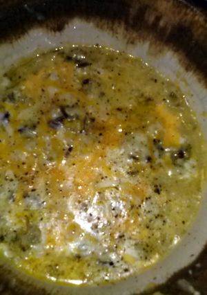 A picture of Mae's Broccoli Rice Casserole.