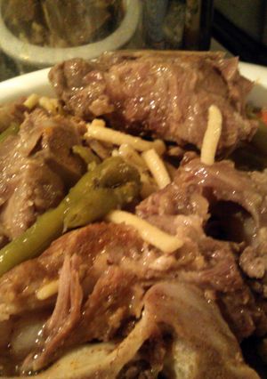 A picture of Southern Soulful pork neck bones.