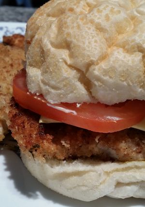 A picture of Chicken Schnitzel.