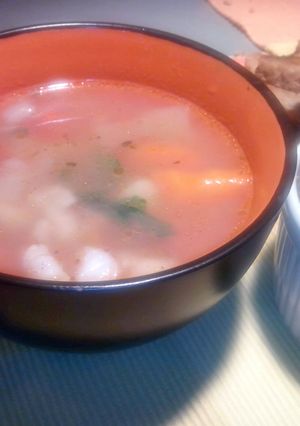 A picture of Fish Soup with 9 Spices.