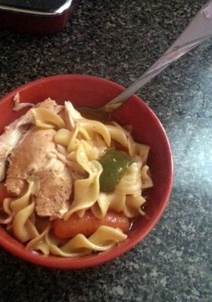A picture of Good ol' Chicken Noodle Soup.
