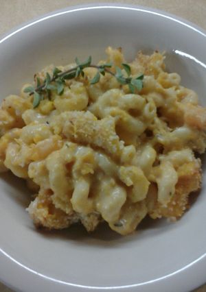 A picture of 3 Cheese Butternut Squash Mac & Cheese.