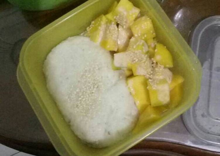 Resep Mango sticky rice, Bisa Manjain Lidah